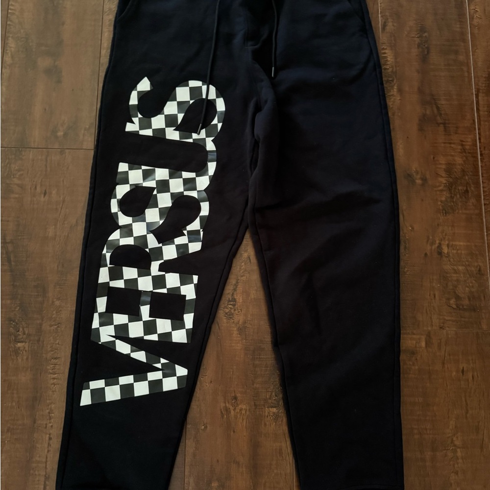 VERSUS BY VERSACE MENS JOGGER NEW BLACK SIZE MEDIUM
